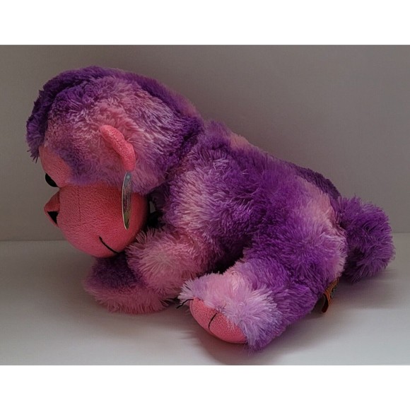 Adventure Planet Tye Dye Brights Purple Monkey Plush Ape Stuffed Animal 12" Toy - Picture 2 of 7